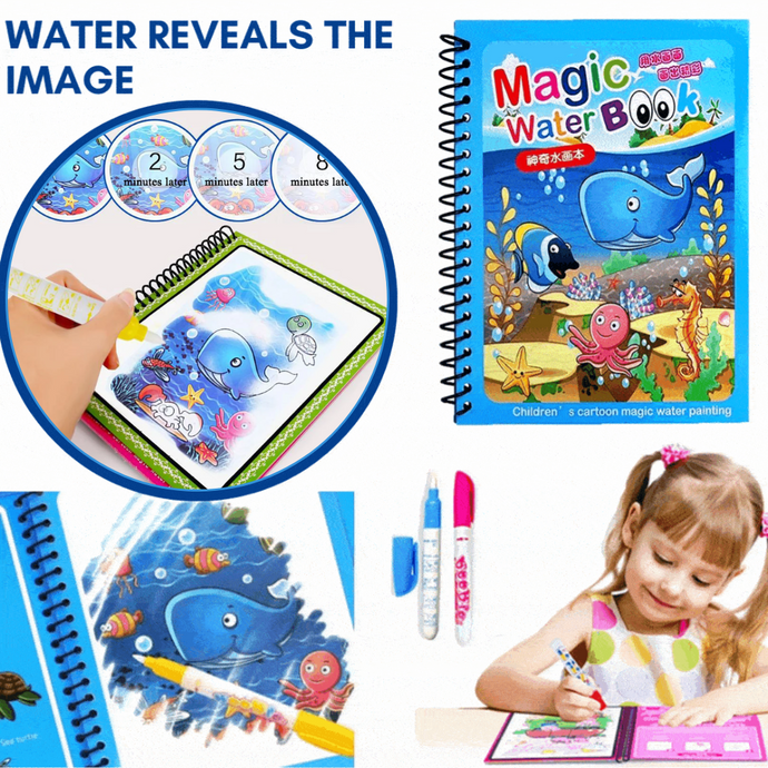 Magic Water Painting Book Set